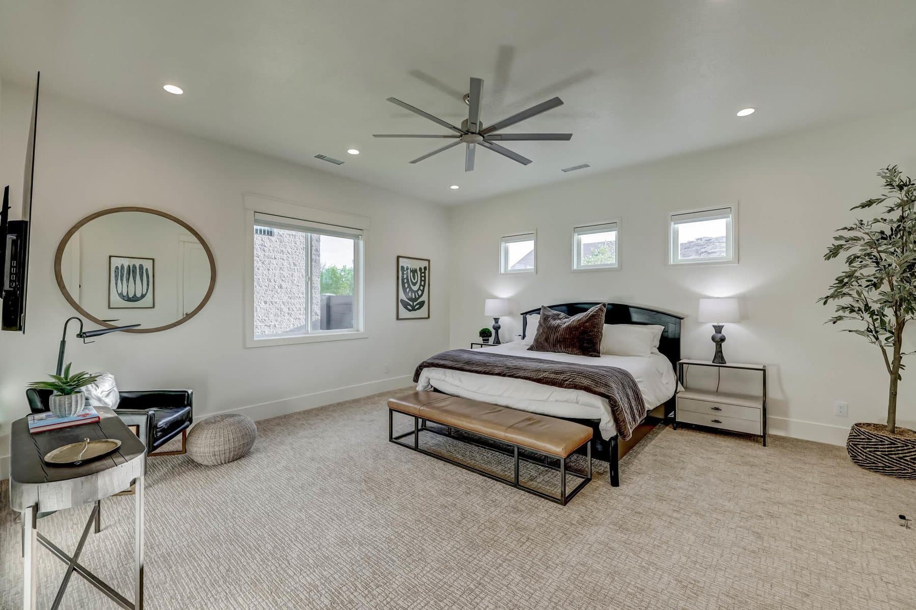 A bedroom suite