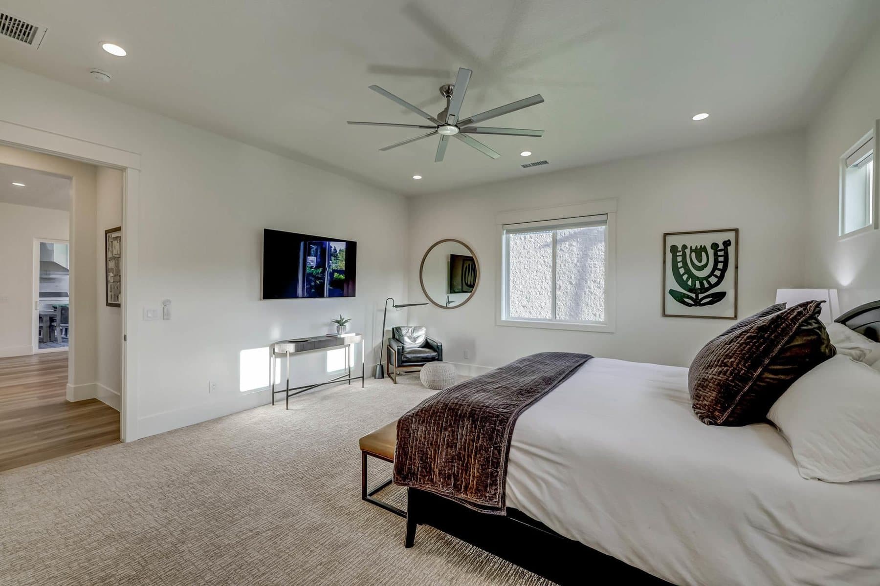 A bedroom suite