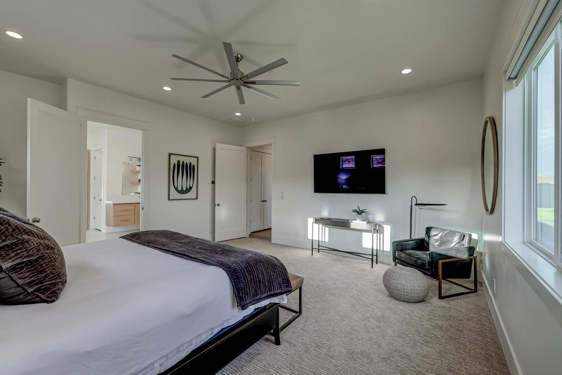 A bedroom suite