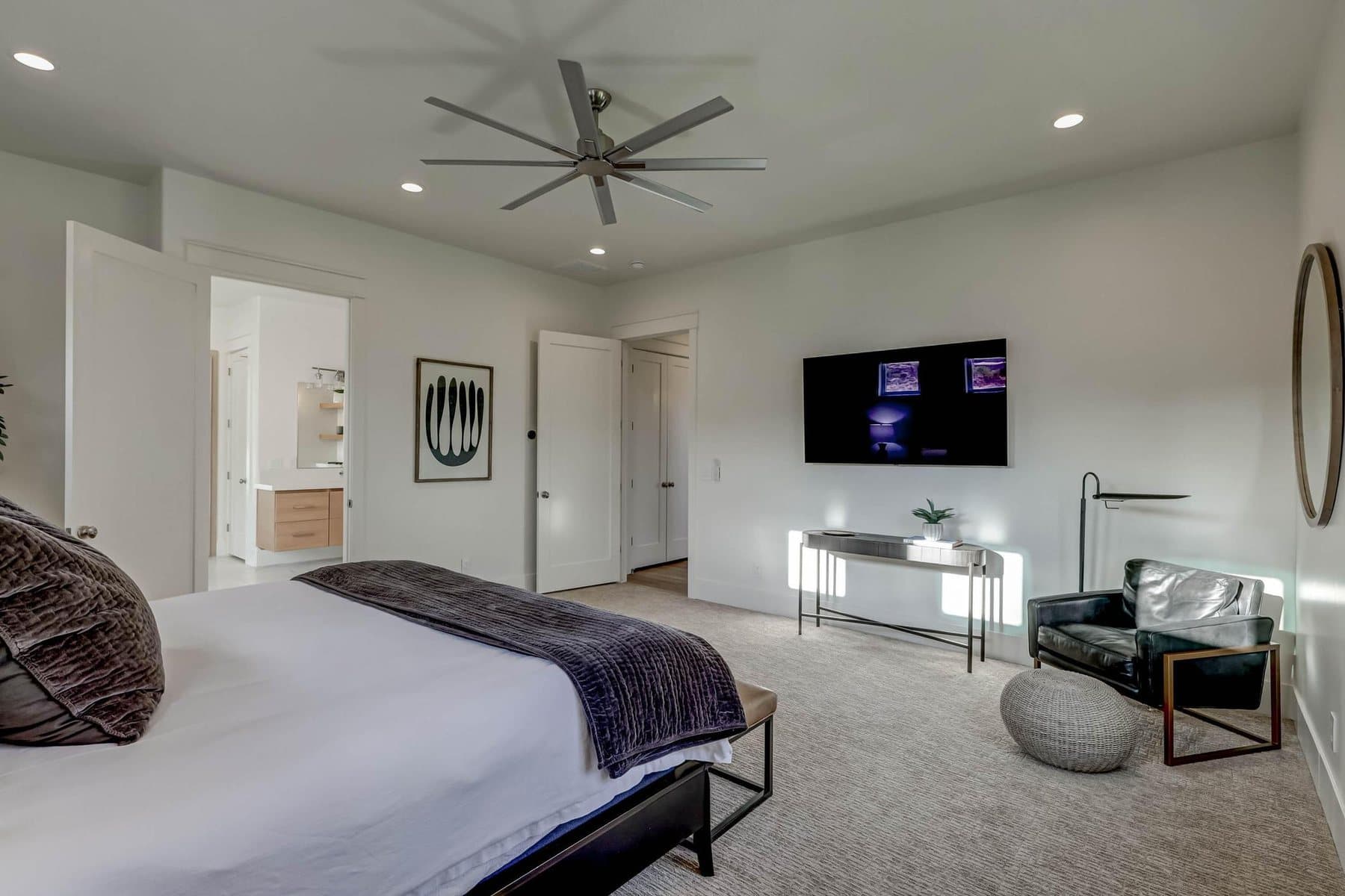 A bedroom suite