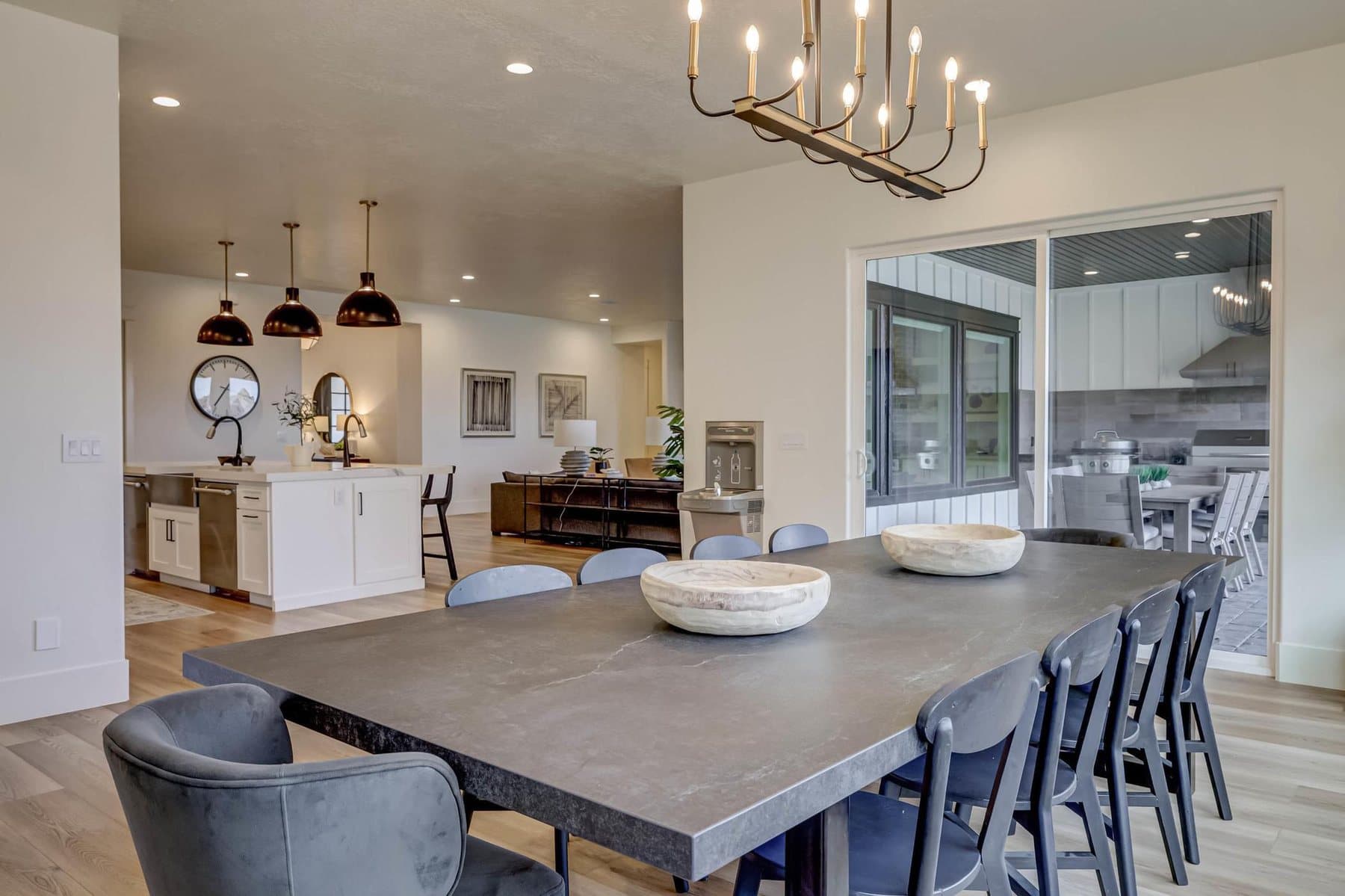 The dining nook