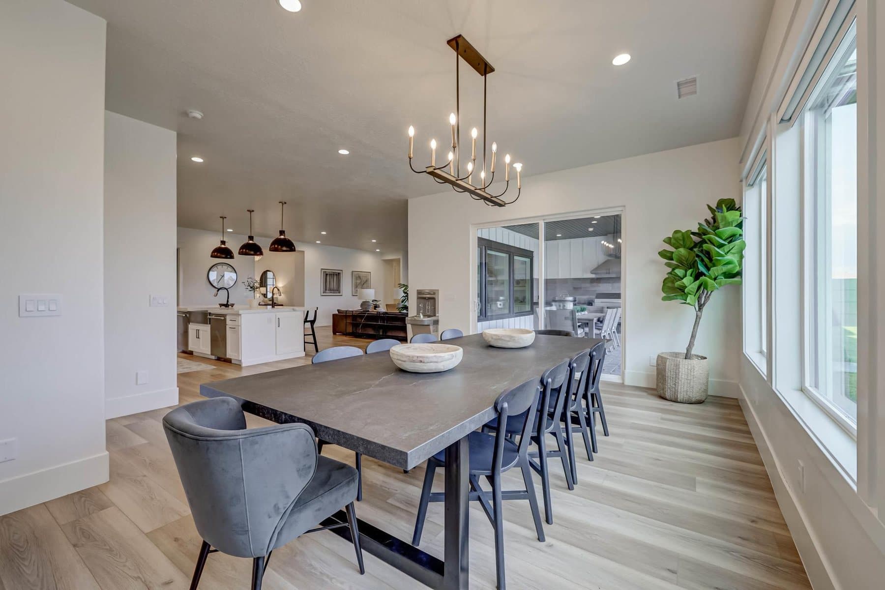 The dining nook