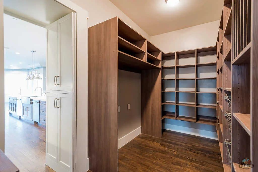 The walk-in pantry